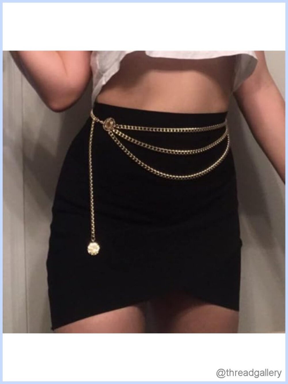 Silver Gold Chain Belt for Women Layered Waist Chain Plus Size Metal Belt for